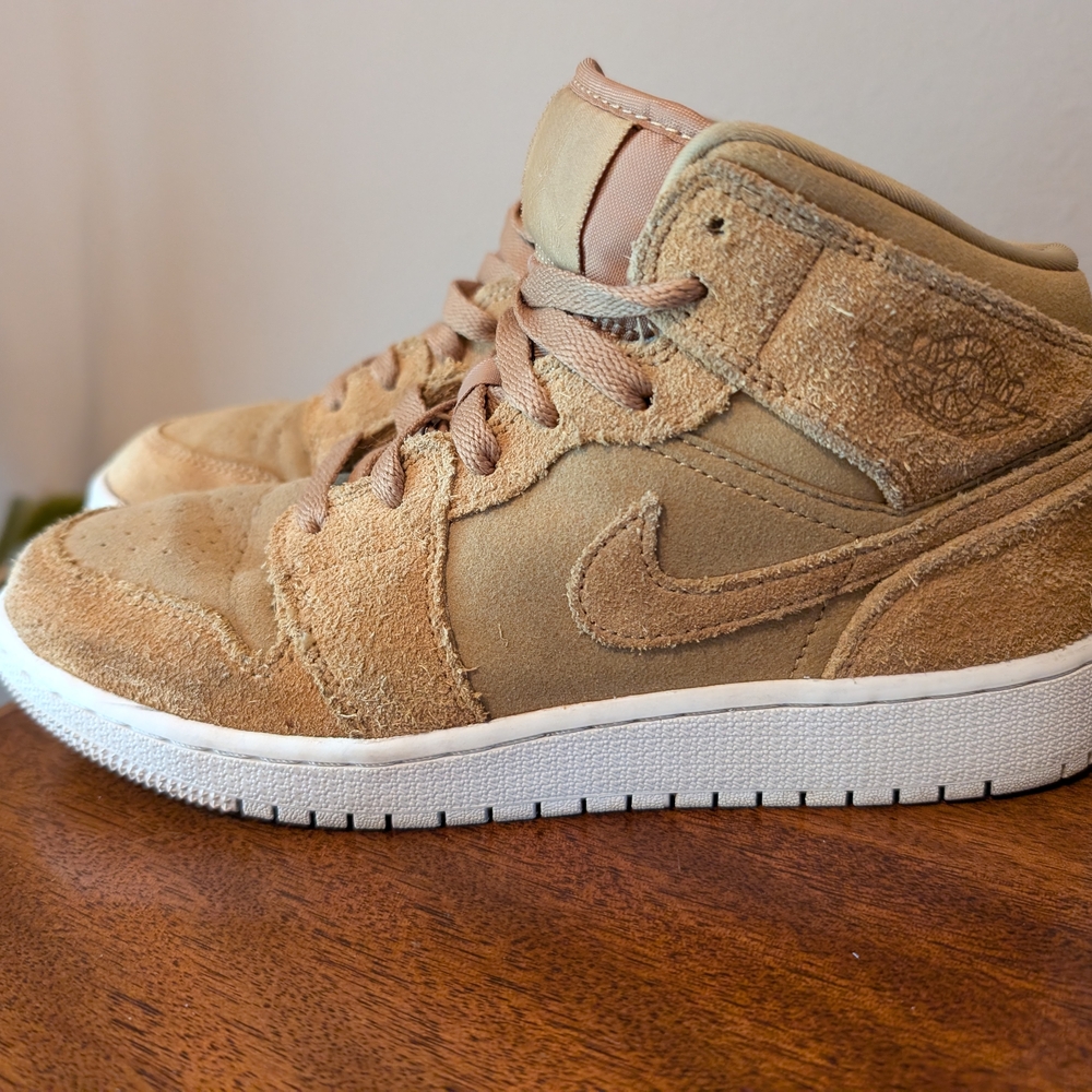 Nike Kids Tan High-Top Sneakers
